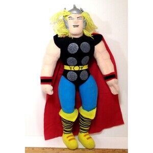 Marvel Avengers Thor Plush Action Figure 13" Kellytoy Vintage
